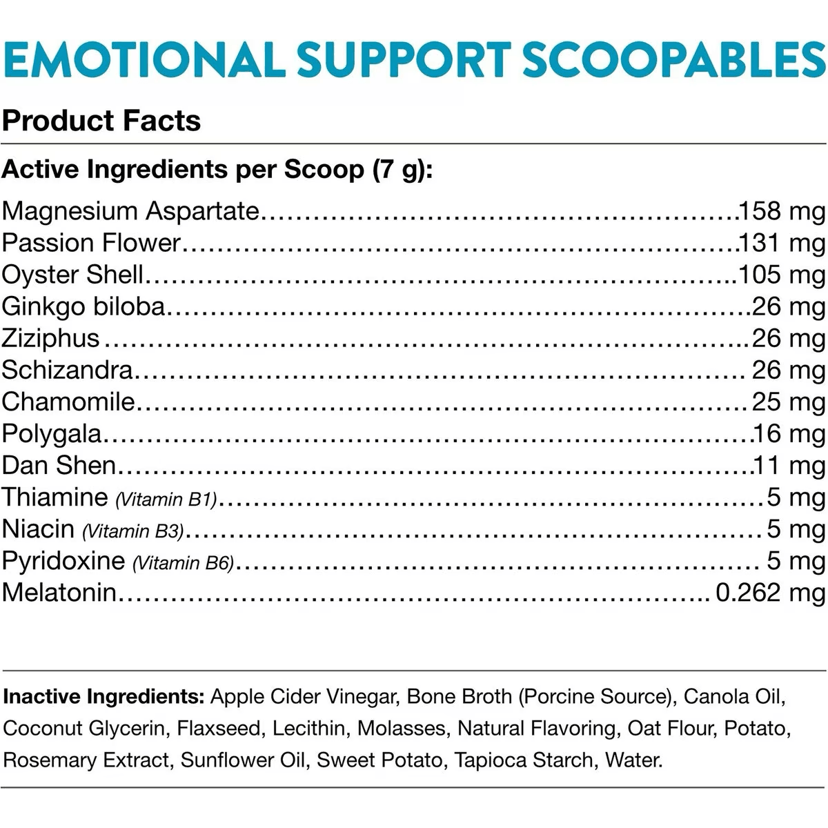 NaturVet Scoopables Emotional Support Daily Calming Aid Dog Supplement - Default Title - Health Care - Naturvet - PetMax Canada