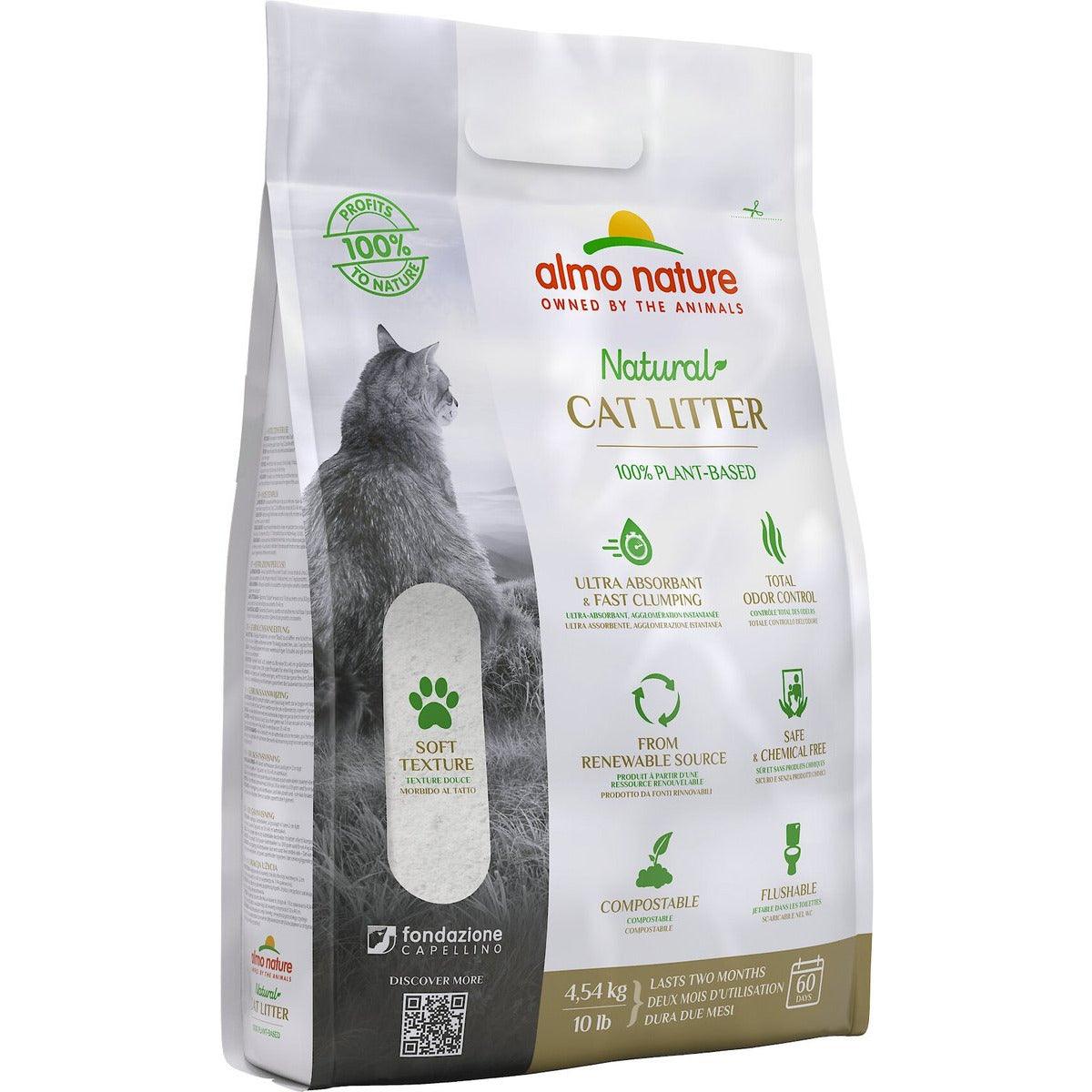 Almo Nature Unscented Clumping Plant-Based Grass Cat Litter - 2.27 Kg - Cat Litter - Almo Nature - PetMax Canada