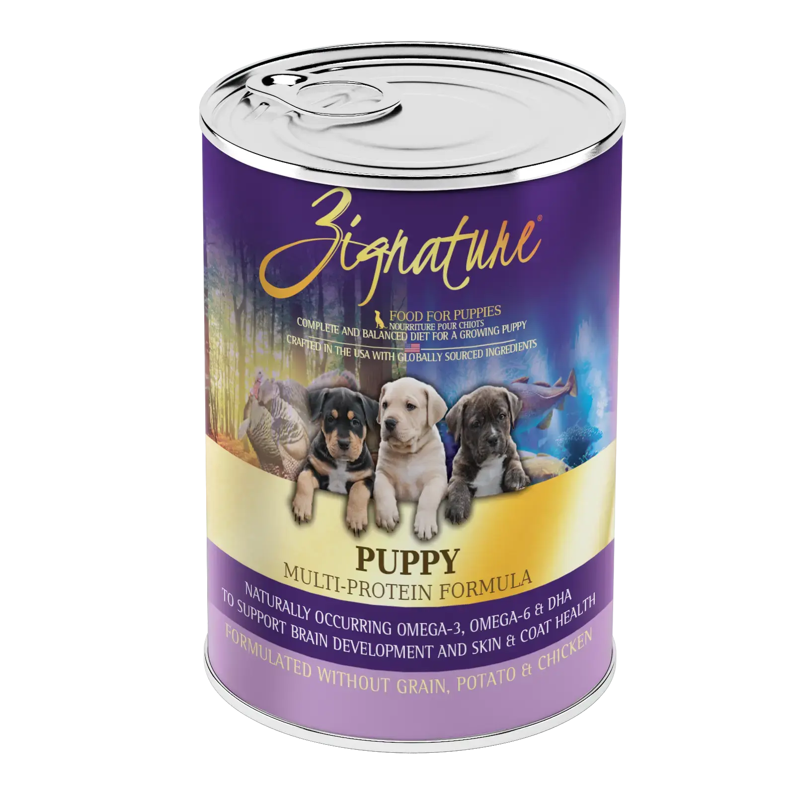 Zignature Canned Puppy Grain free Multi Protein Formula