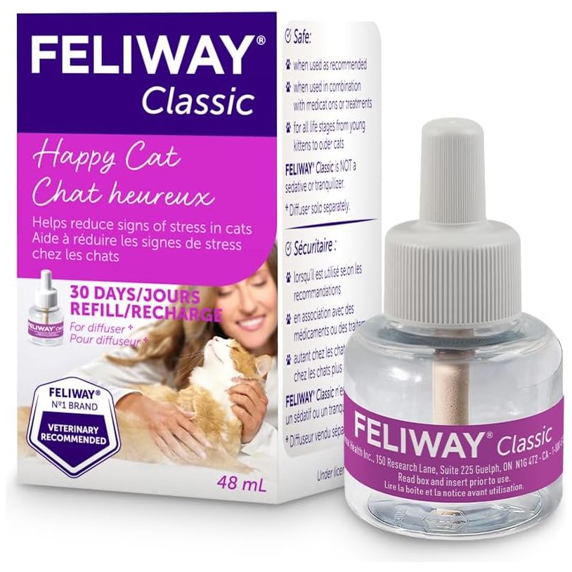 Feliway Classic Calming Diffuser Refill for Cats, 30 day