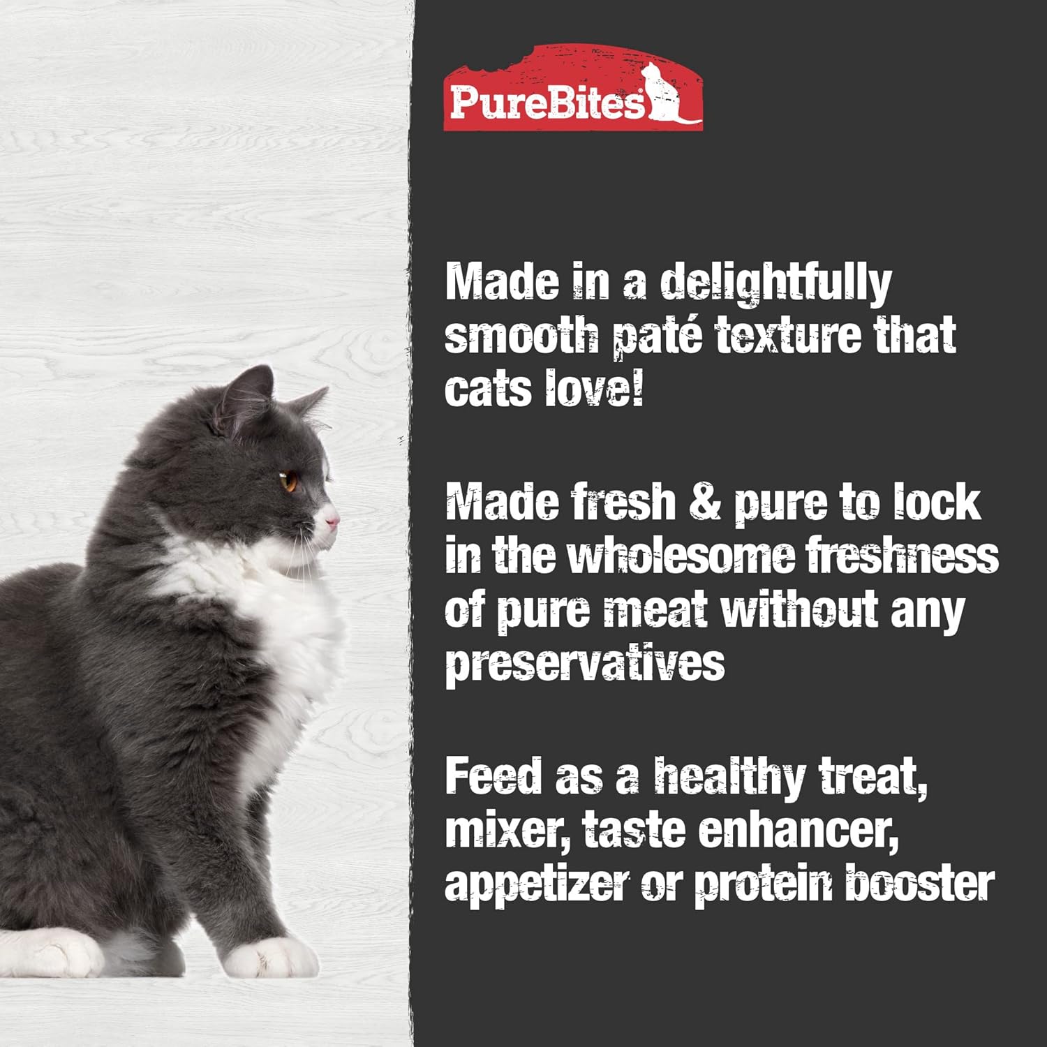 PureBites 100% Pure Chicken Pate Cat Treat