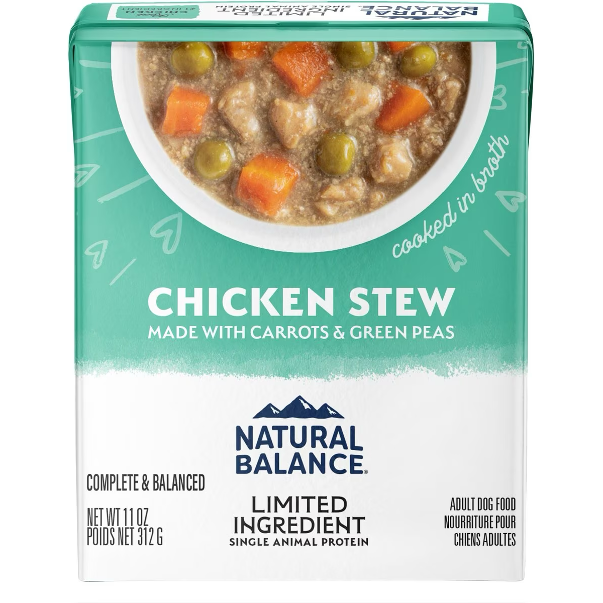 Natural Balance Limited Ingredient Grain-Free Chicken Stew Wet Dog Food Canned Dog Food | PetMax Canada