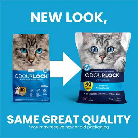 Odourlock Ultra Premium Unscented Multi-Cat Clumping Litter