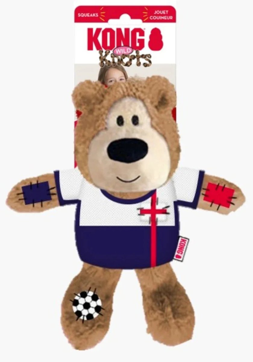 Kong Wild Knots Soccer England Bear