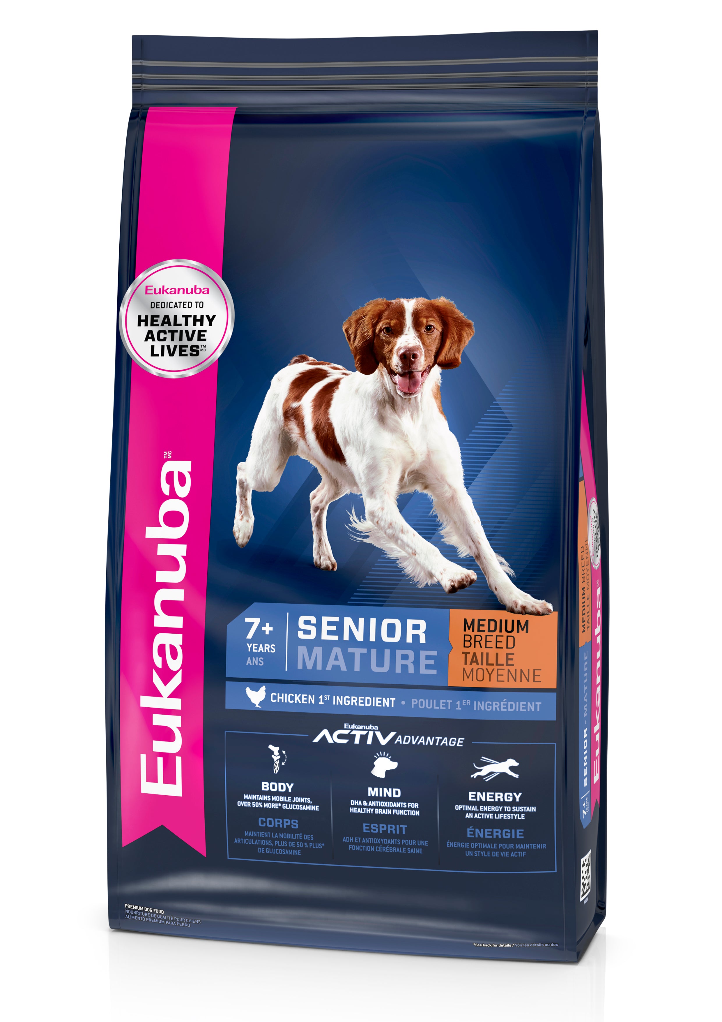 Eukanuba Senior Medium Breed Dry Dog Food - 13.6 Kg - Dog Food - Eukanuba - PetMax Canada