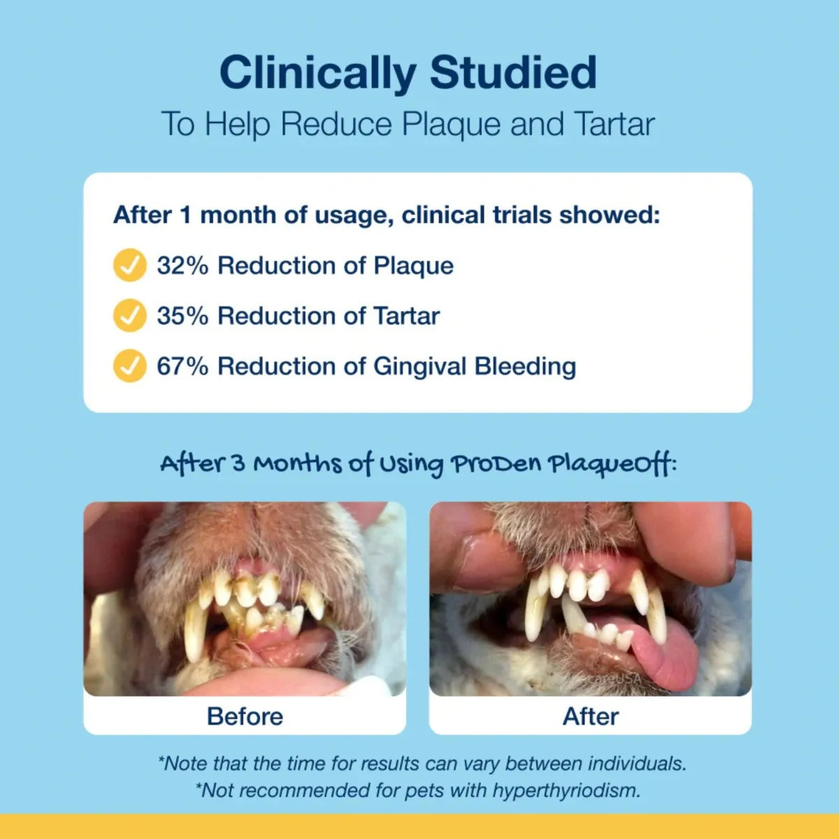 Plaque Off System Dental Poulet & Os de Citrouille