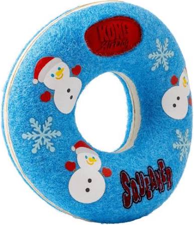 Kong Holiday Airdog Squeaker Donut For Dogs
