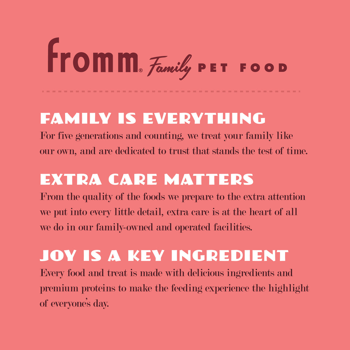 Fromm Crunchy O's CranLiver Kaboom Dog Treats - Fromm Family Pet Food brand values - PetMax Canada