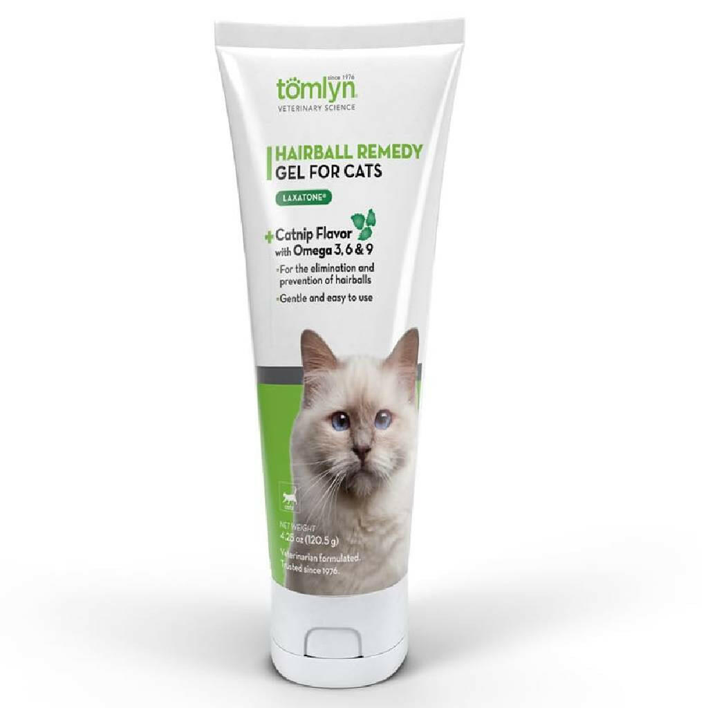 Tomlyn Laxatone Hairball Remedy Gel Catnip Flavor - Cat Health Care - Tomlyn - PetMax Canada