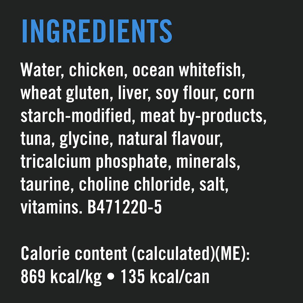 Purina Pro Plan Adult Complete Essentials Ocean Whitefish & Tuna Entrée in Sauce Wet Cat Food - 156g - Canned Cat Food - Purina Pro Plan - PetMax Canada