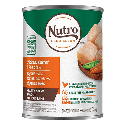 Nutro Canned Dog Food Cuts In Gravy Tender Chicken, Carrot & Pea Stew - 355g - Canned Dog Food - Nutro - PetMax Canada