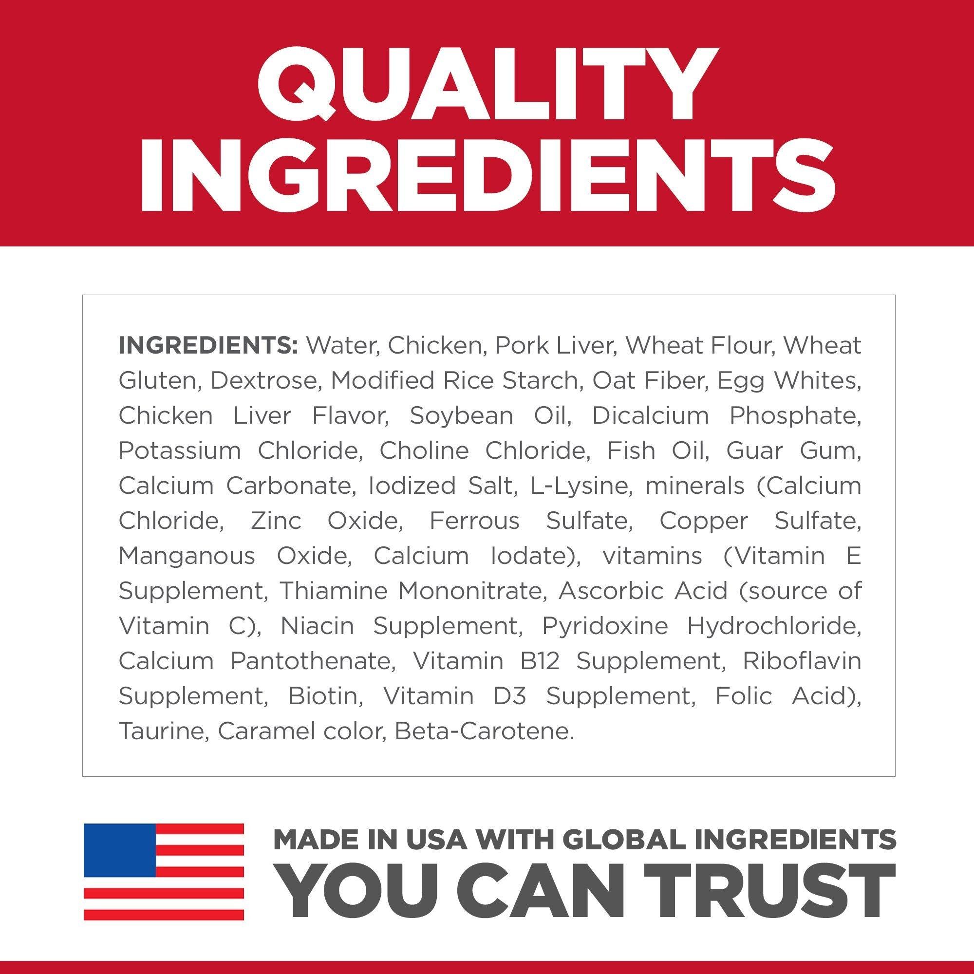 Hill's Science Diet Adult Wet Cat Food, Chicken, 79g pouch - 79g - Canned Cat Food - Hill's Science Diet - PetMax Canada