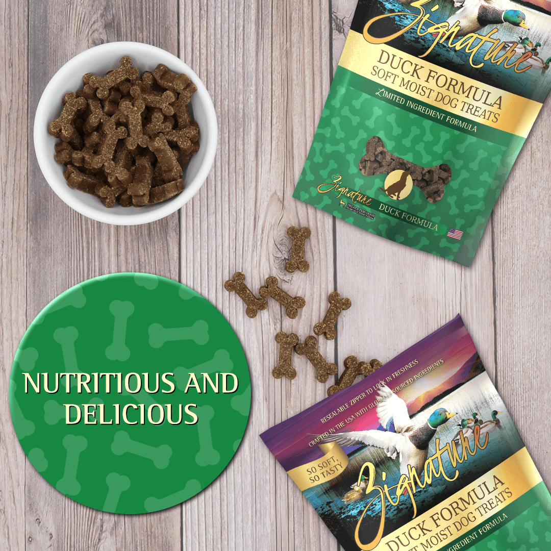 Zignature Duck Formula Soft Moist Treats for Dogs - 113g - Dog Treats - Zignature Pet Food - PetMax Canada