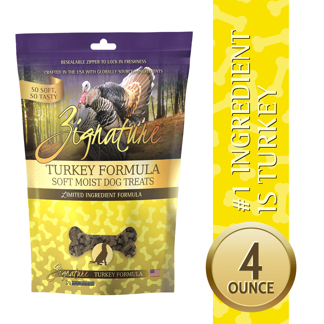 Zignature Turkey Formula Soft Moist Treats for Dogs - 113g - Dog Treats - Zignature Pet Food - PetMax Canada