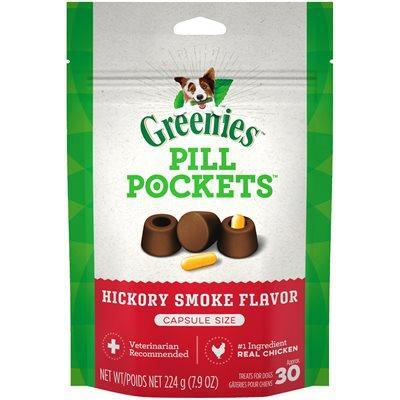 Greenies Pill Pockets For Dogs Hickory Smoke - Hickory Smoke / Capsule (Large) - Health Care - Greenies - PetMax Canada
