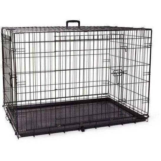 Bud'Z Deluxe Dog Crate With Double Door - Small: 24" x 17" x 19" - Wire Crates - Bud'Z - PetMax Canada