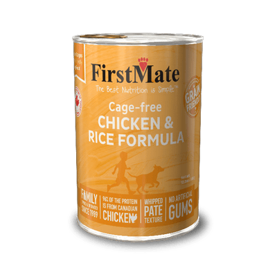 FirstMate Grain Friendly Cage-Free Chicken & Rice Canned Dog Food  Canned Dog Food  | PetMax Canada