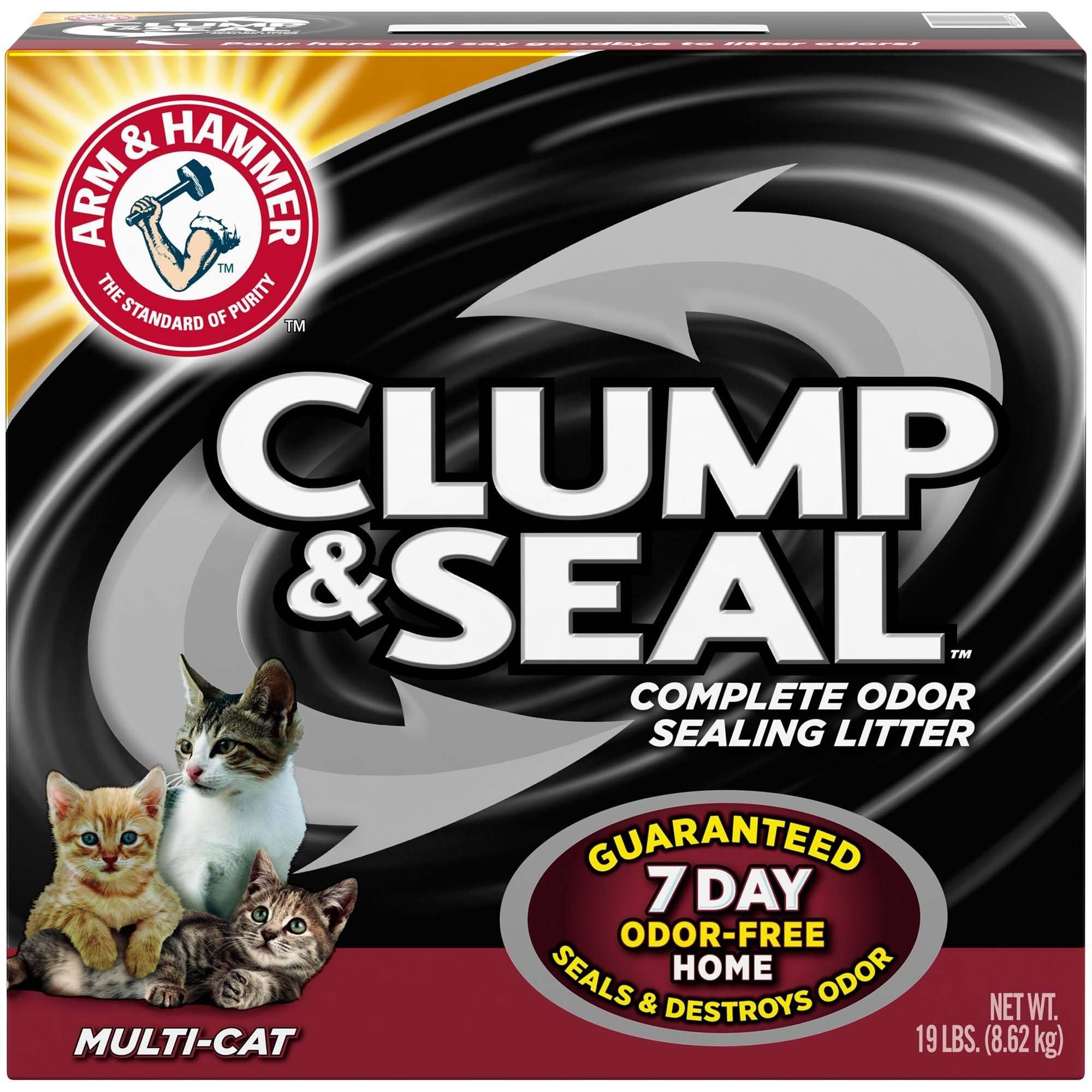 Arm & Hammer Clump & Seal Multi Cat - 9.1 Kg - Cat Litter - Arm & Hammer - PetMax Canada