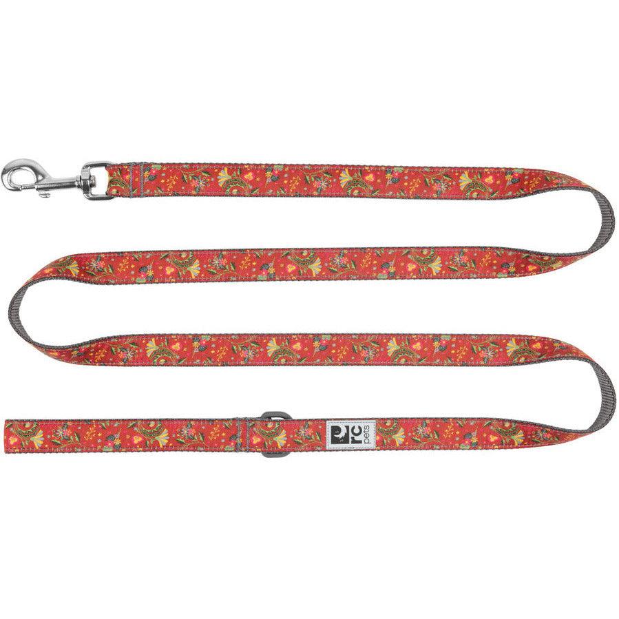 RC Dog Leash Clay Floral - 3/4" x 6' - Leashes - RC Pet Products - PetMax Canada