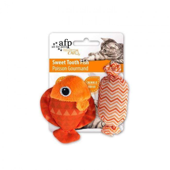 All For Paws Cat Toy Sweet Tooth Fish Cat Toys | PetMax Canada
