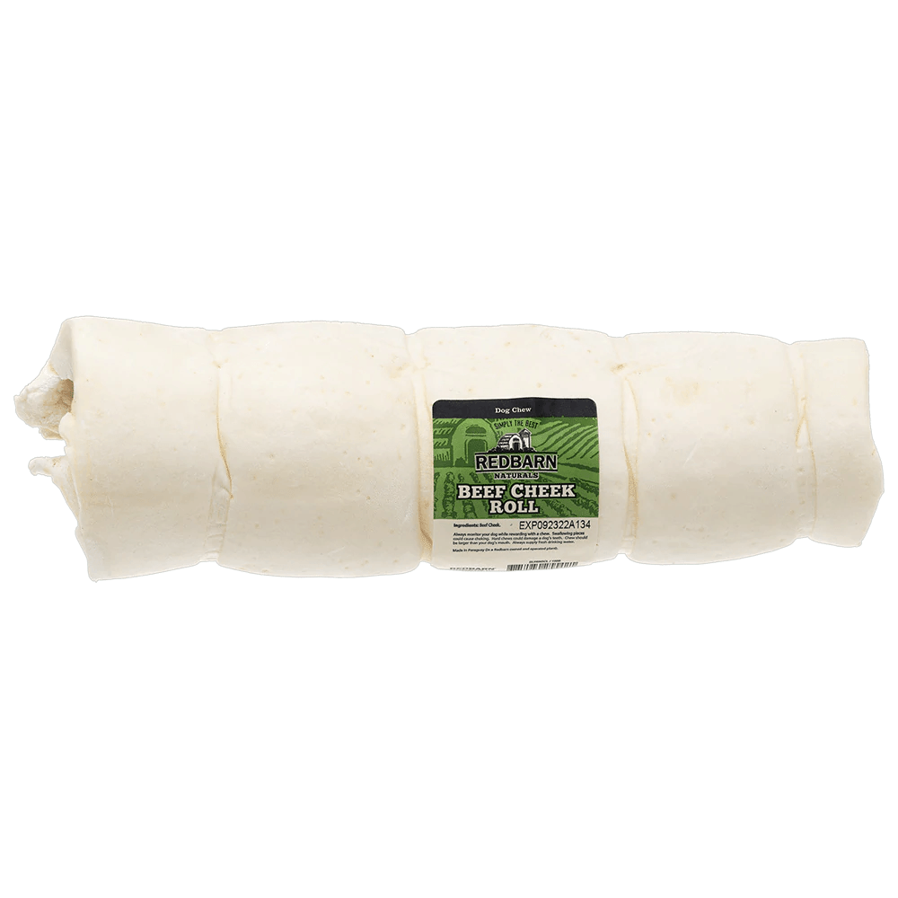 Red Barn Naturals Beef Cheek Roll Dog Treat - Large - Natural Chews - Red Barn Pet Products - PetMax Canada