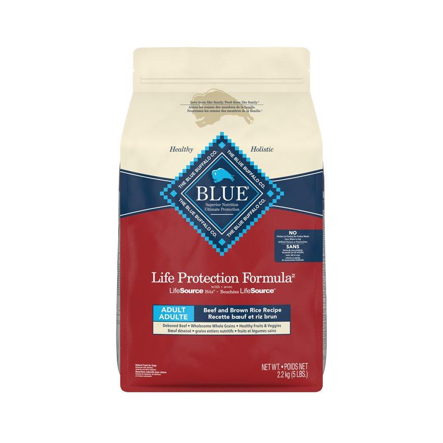 Blue Buffalo Life Protection Adult Beef Dog Food - 2.72 Kg - Dog Food - Blue Buffalo - PetMax Canada