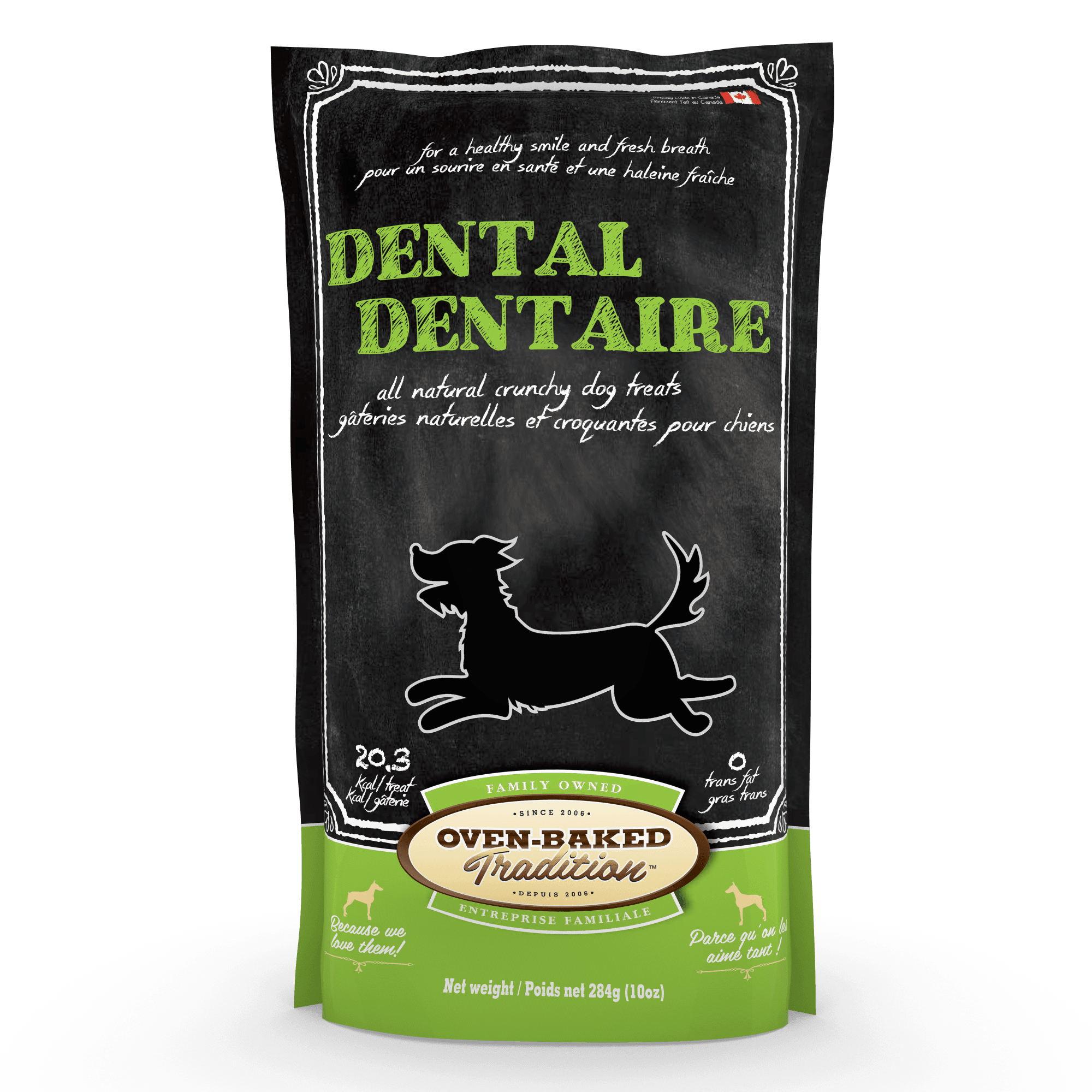 Oven-Baked Tradition Dental Dog Treats - 283g - Dog Treats - Oven-Baked Tradition - PetMax Canada