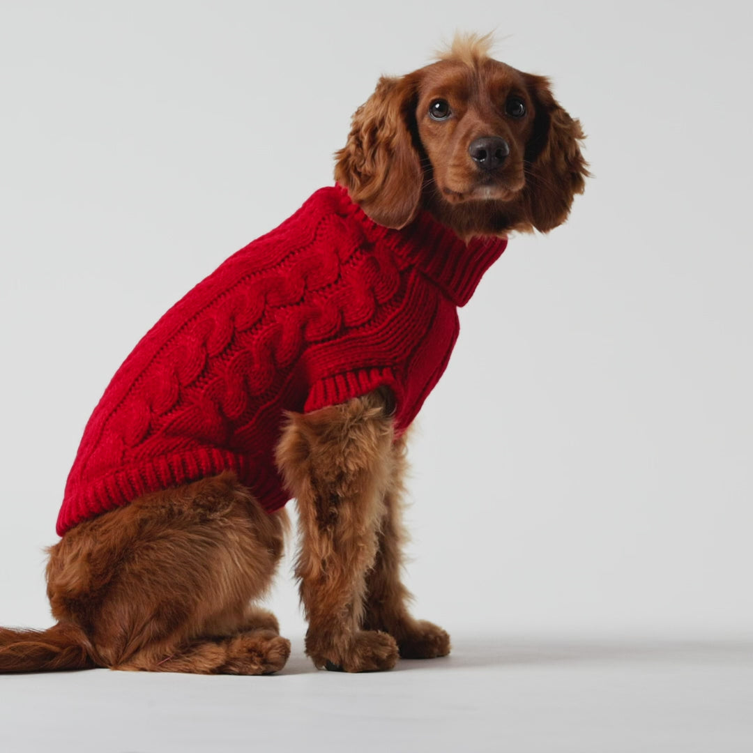 GF Pet Chalet Chandail Rouge Pour Chiens