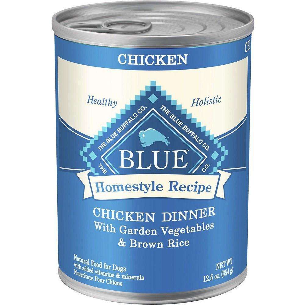Blue Buffalo Homestyle Canned Dog Food Chicken Dinner  Canned Dog Food  | PetMax Canada