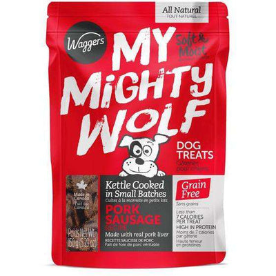 Waggers My Mighty Wolf Dog Treats Pork  Dog Treats  | PetMax Canada