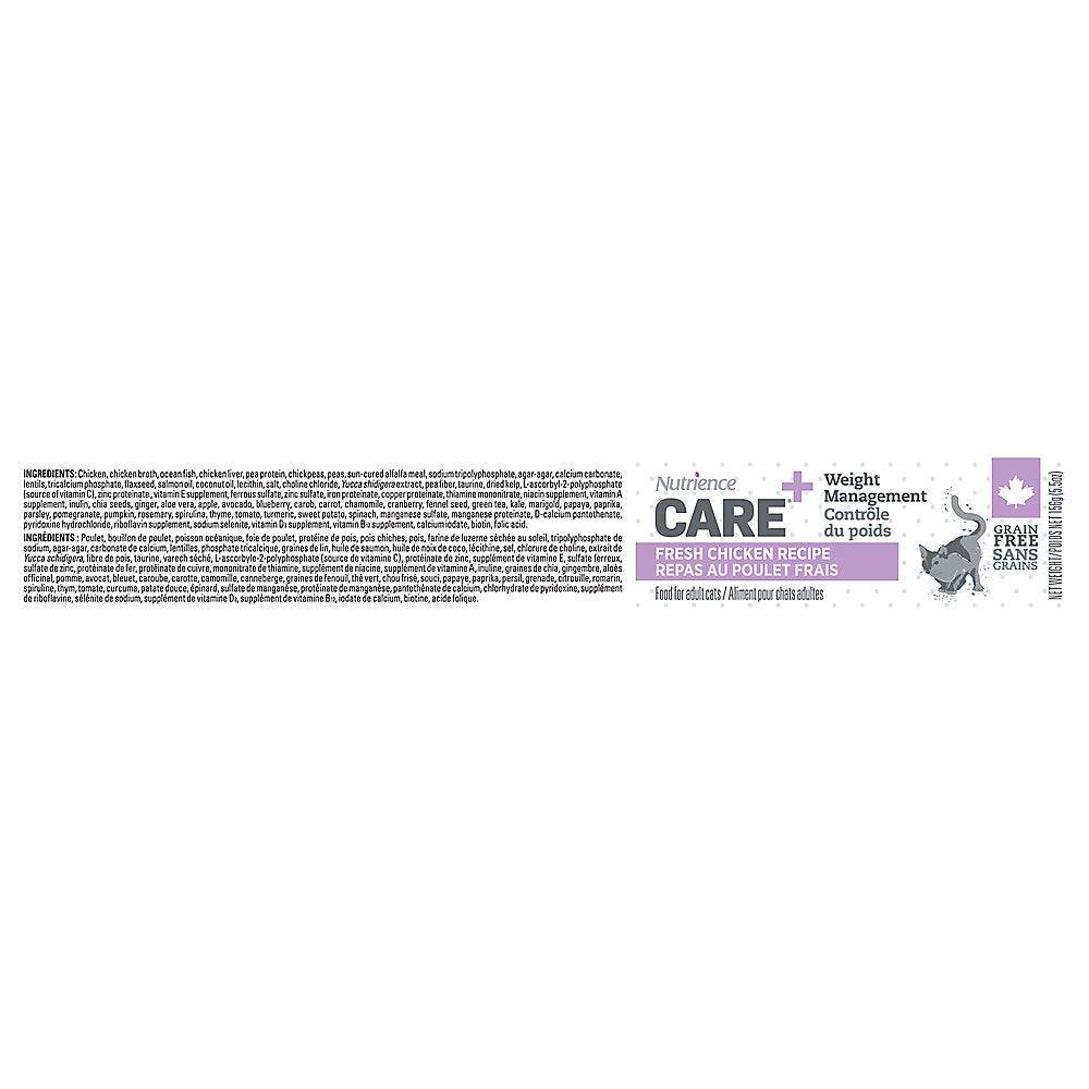 Nutrience Care Canned Cat Food Weight Management - 156 g - Canned Cat Food - Nutrience Pet Food - PetMax Canada