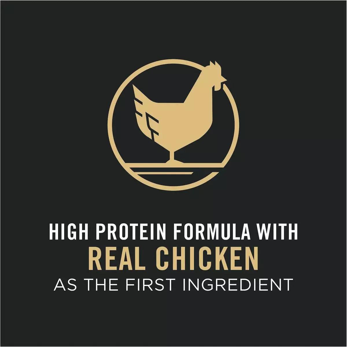 Purina Pro Plan Adult Weight Management Shredded Blend Chicken & Rice Formula Dry Dog Food - 15.4 Kg - Dog Food - Purina Pro Plan - PetMax Canada
