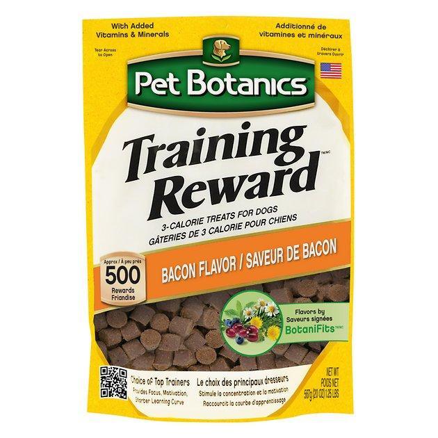 Pet Botanics Training Reward Treats Bacon - 250 treats/bag - 283g - Dog Treats - Pet Botanics - PetMax Canada