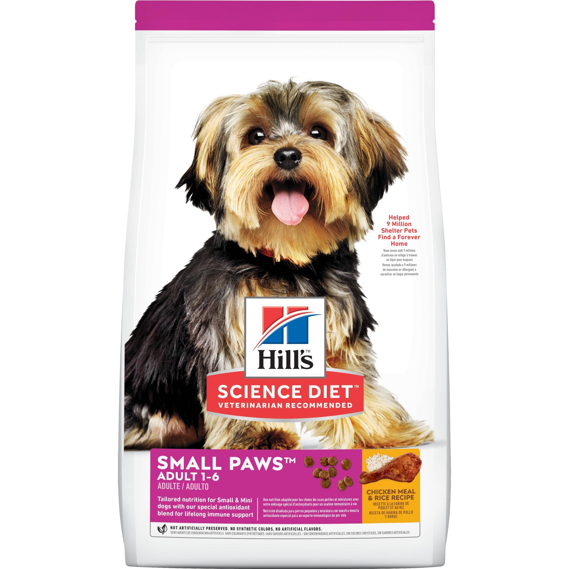 Hill's Science Diet Dry Dog Food Adult Small Paws for Small Breed Dogs  Dog Food  | PetMax Canada