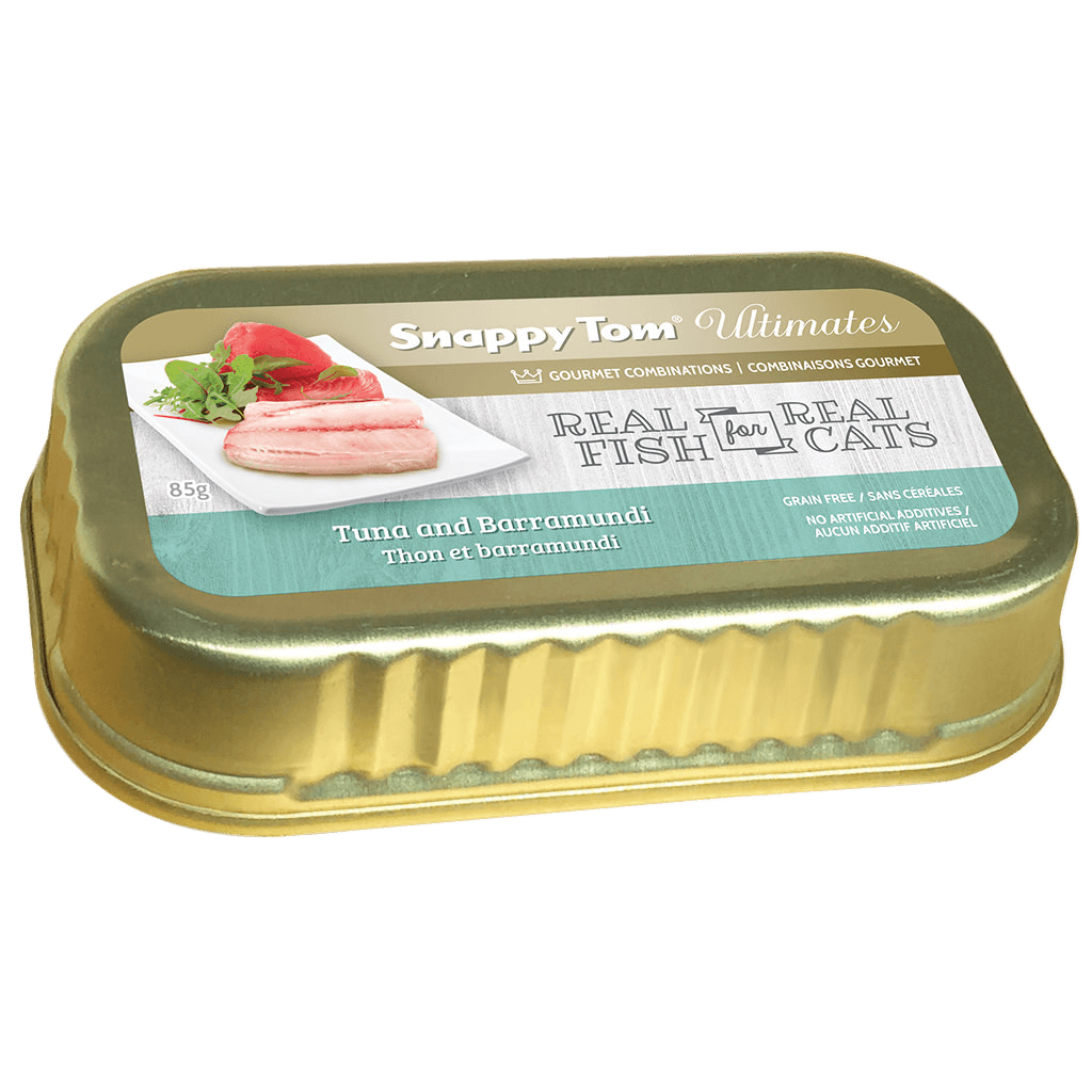 Snappy Tom Wet Cat Food Ultimates Tuna & Barramundi - 85g - Canned Cat Food - Snappy Tom - PetMax Canada