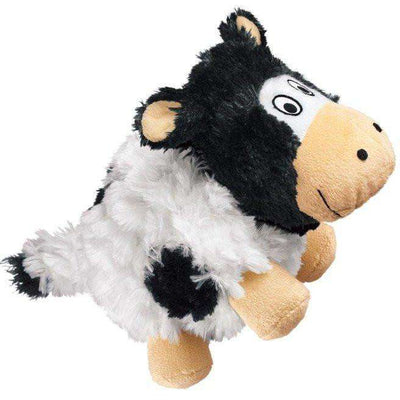 Kong Dog Barnyard Cruncheez Cow  Dog Toys  | PetMax Canada