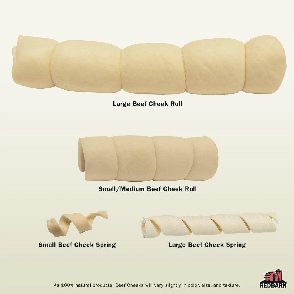 Red Barn Naturals Beef Cheek Roll Dog Treat - Small/Medium - Natural Chews - Red Barn Pet Products - PetMax Canada