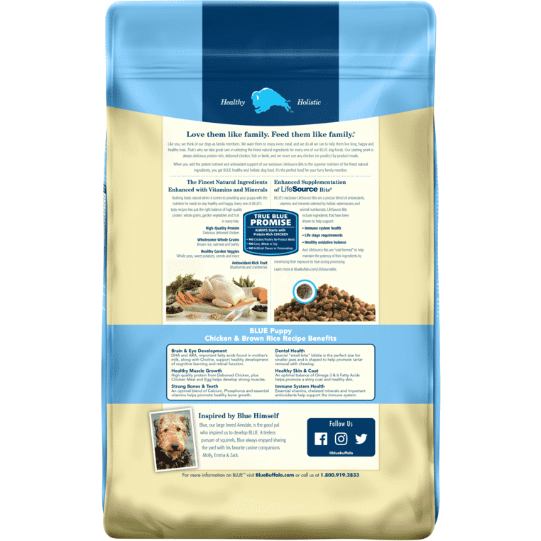 Blue Buffalo Life Protection Puppy Food Chicken & Rice  Dog Food  | PetMax Canada