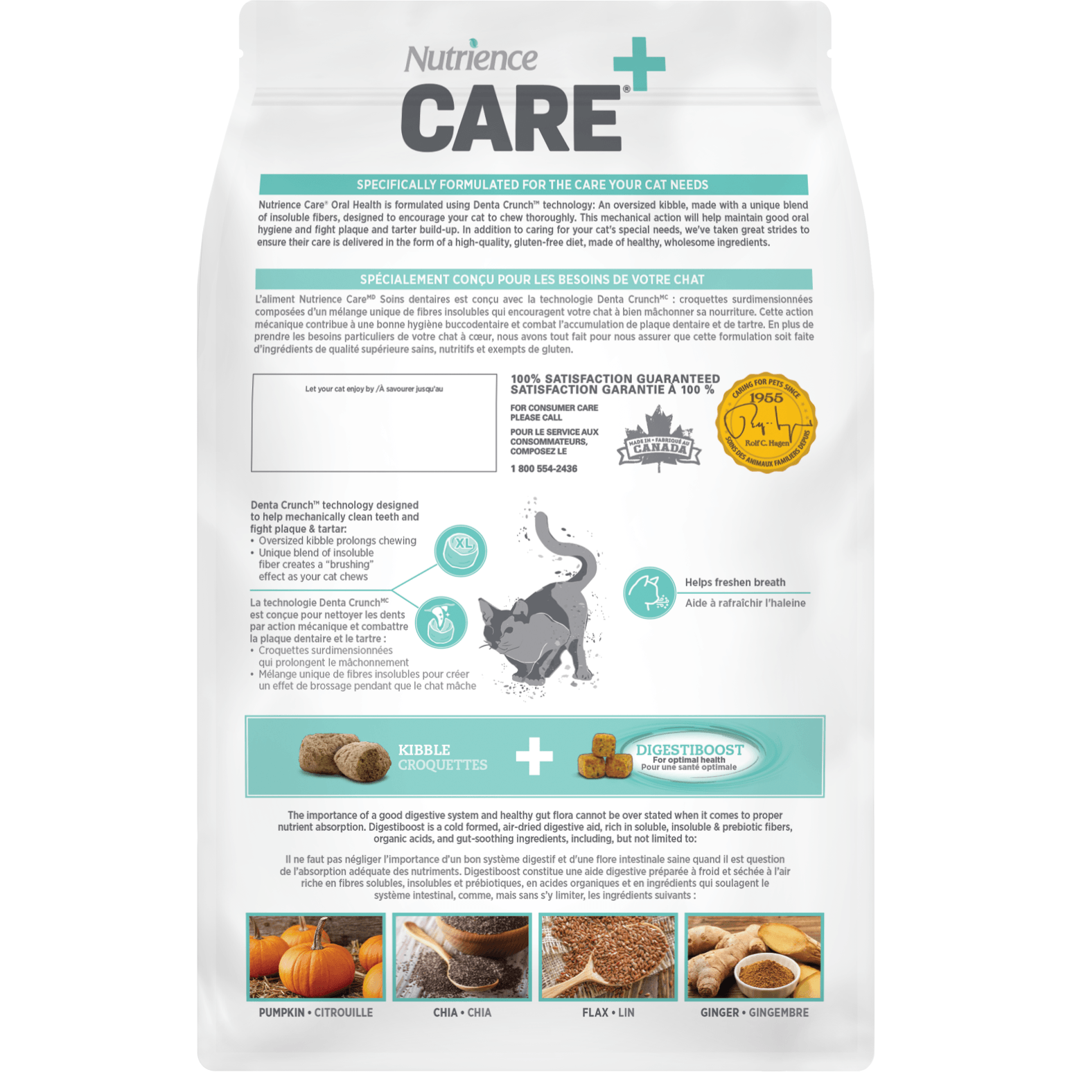 Nutrience Care Cat Food Oral Health - 1.5 Kg - Cat Food - Nutrience Pet Food - PetMax Canada