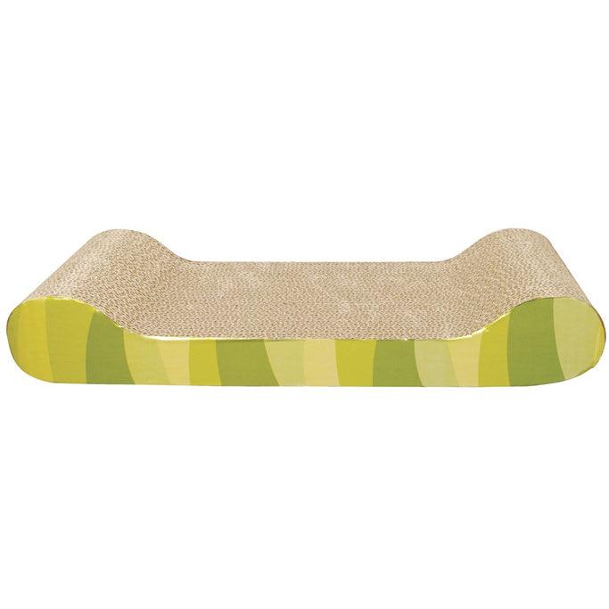 Catit Style Patterned Cat Scratcher with Catnip - Jungle Stripes - Lounge - Jungle Stripes - Cat Scratching Posts - Catit - PetMax Canada