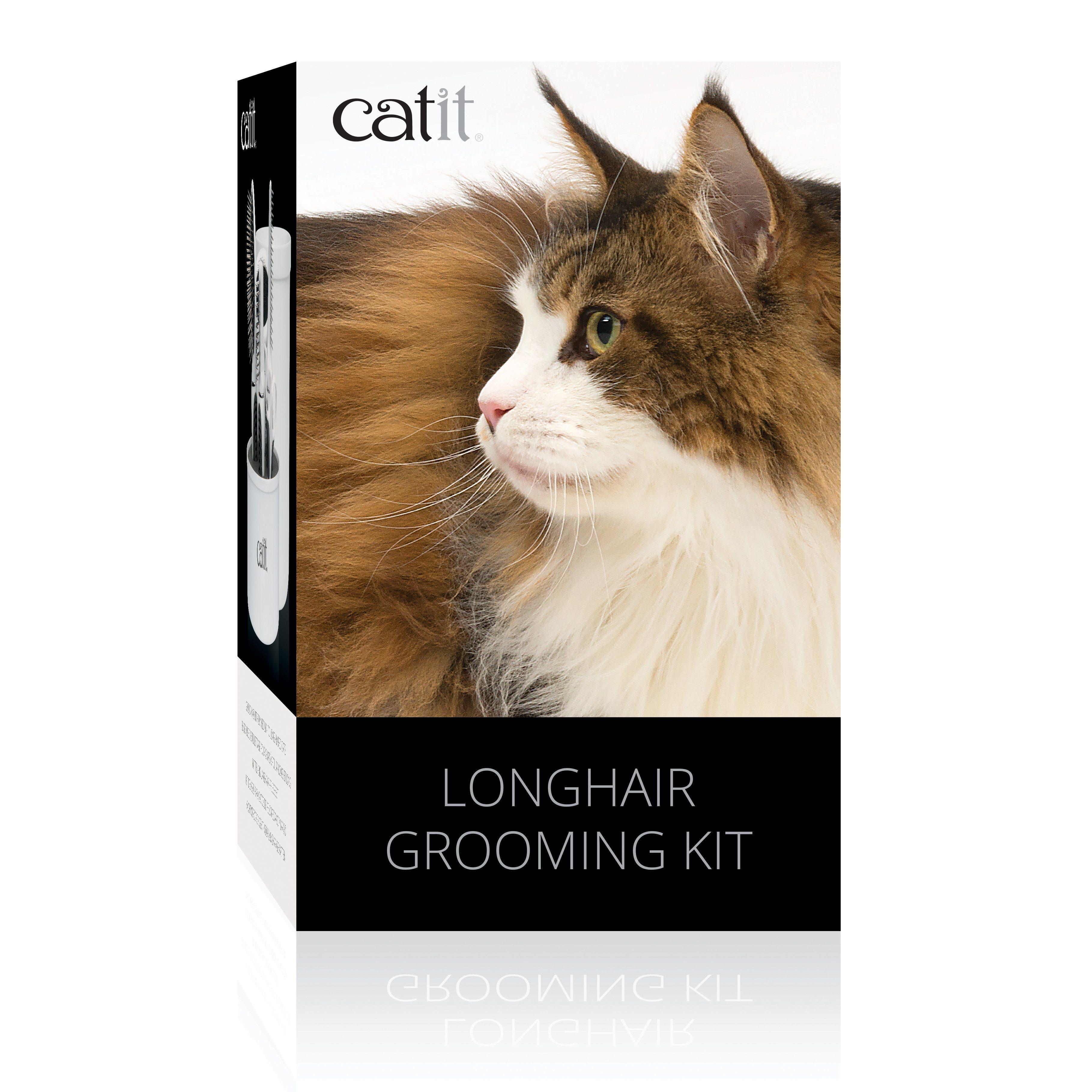Catit Grooming Kit Long Hair - Long Hair - Cat Grooming - Catit - PetMax Canada