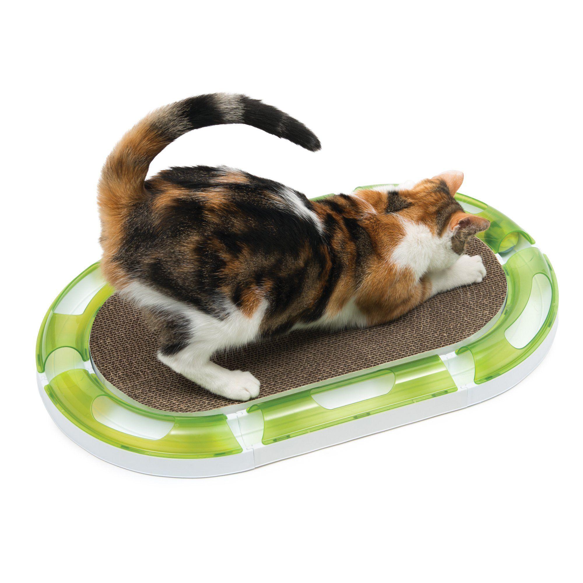 Catit Senses 2.0 Oval Circuit Scratcher - Circuit Scratcher - Cat Toys - Catit - PetMax Canada