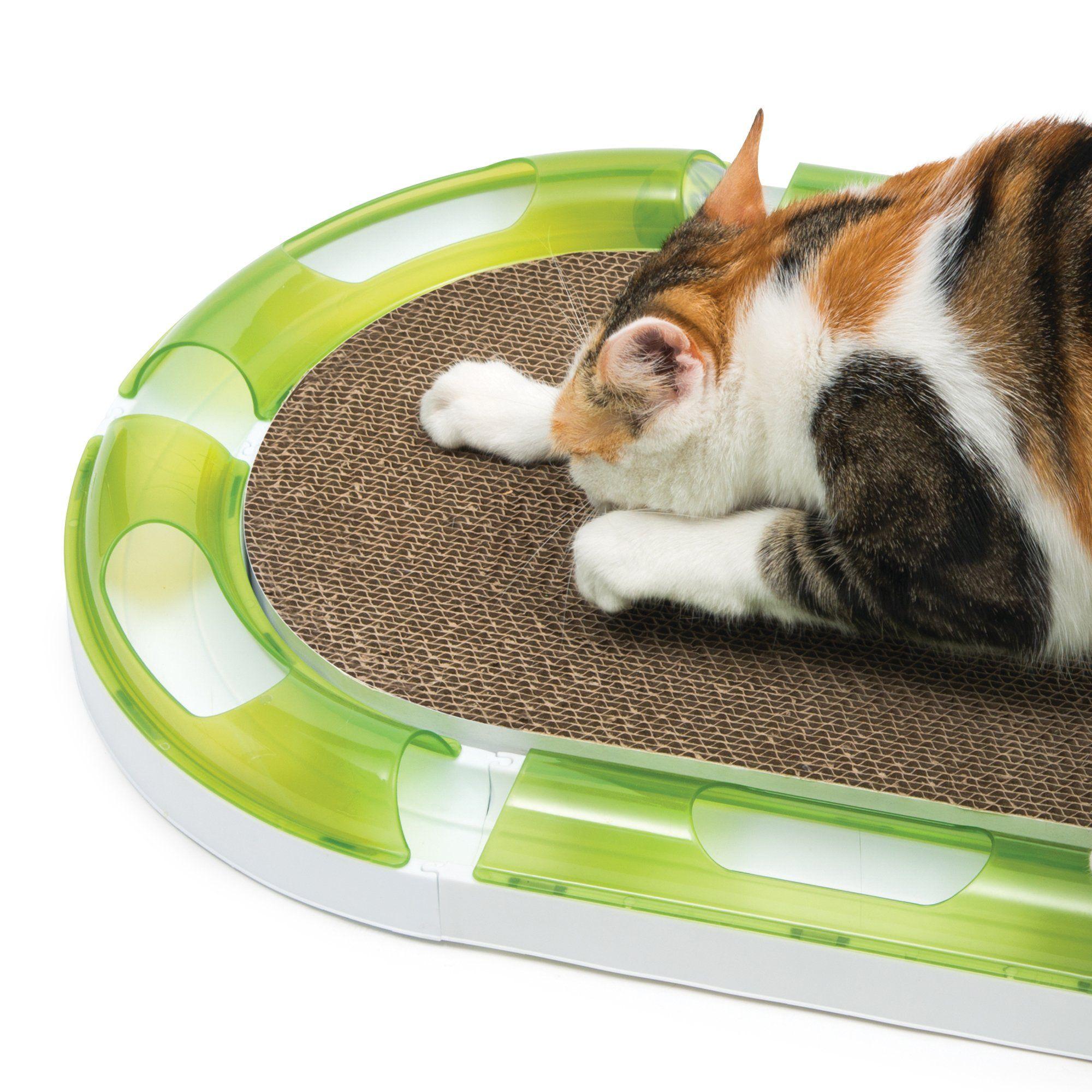 Catit Senses 2.0 Oval Circuit Scratcher - Circuit Scratcher - Cat Toys - Catit - PetMax Canada