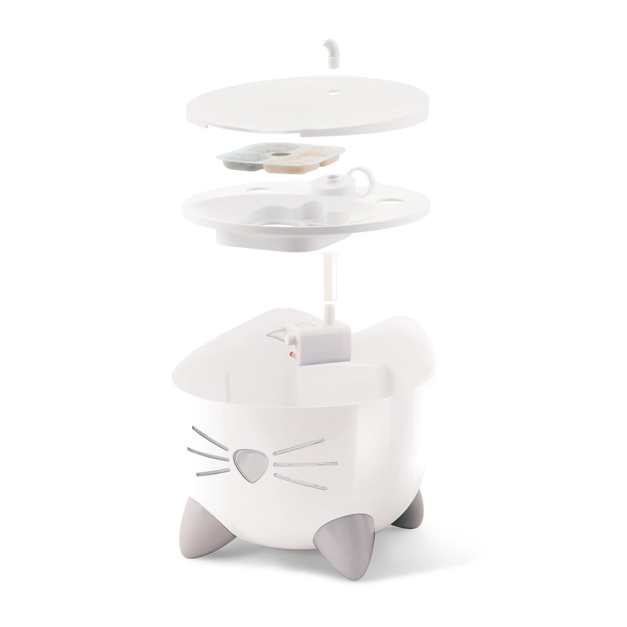Catit Pixi Fountain White - White - Cat Fountain - Catit - PetMax Canada