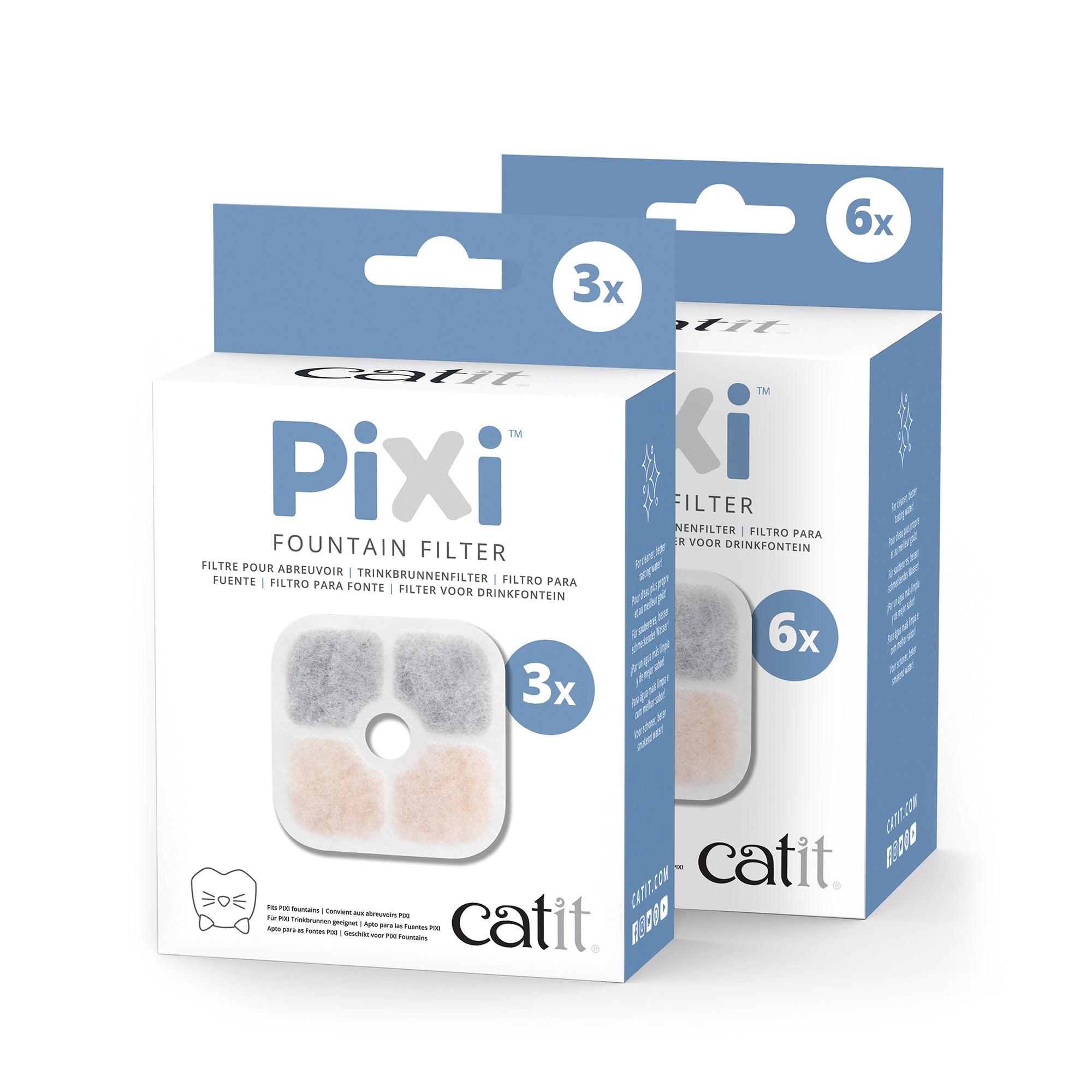 Catit Pixi Fountain Filter Cartridge - 3 Pack - Cat Fountain - Catit - PetMax Canada