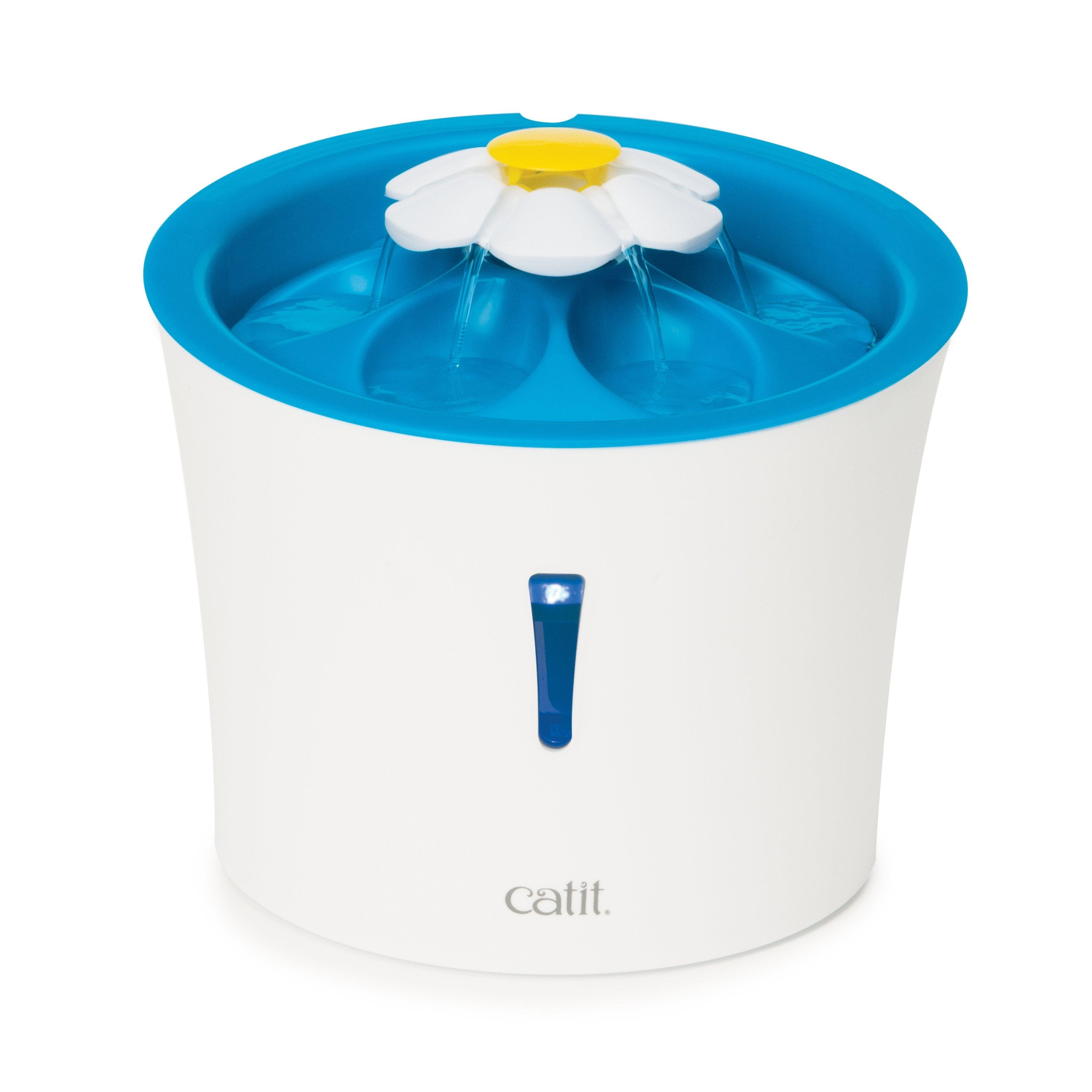 Catit 2.0 Flower Fountain With LED Light - Flower Fountain - Cat Dishes - Catit - PetMax Canada