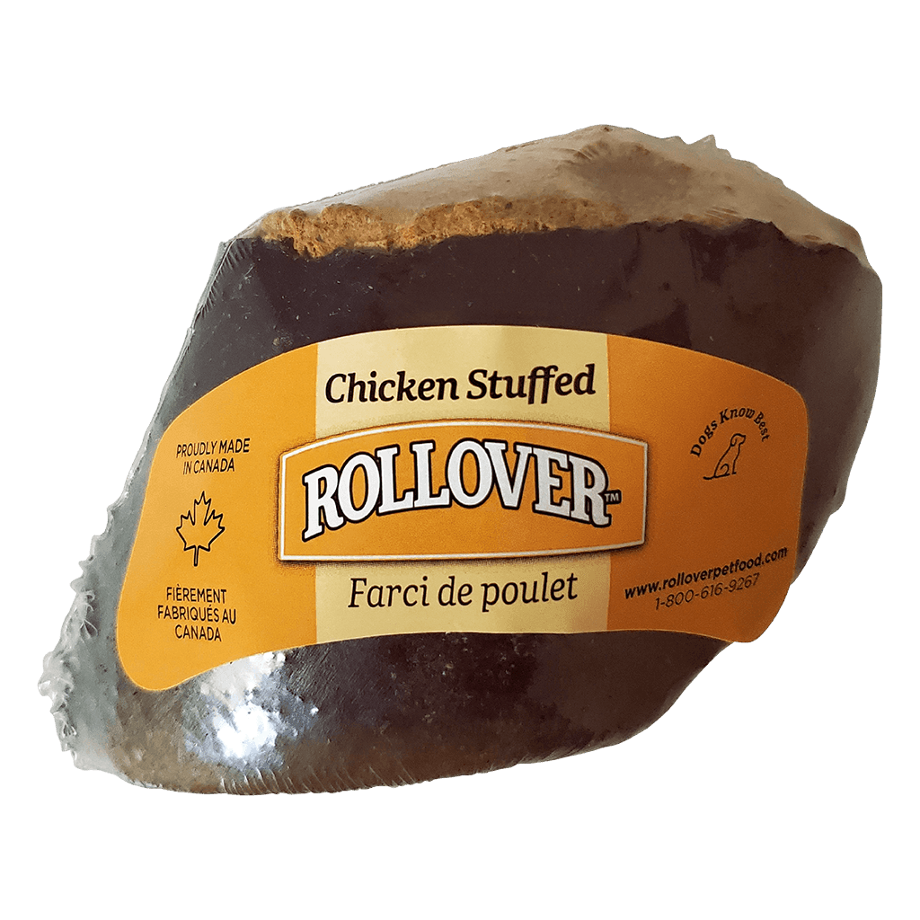 Rollover Stuffed Hoof Chicken - Chicken - Natural Chews - Rollover - PetMax Canada