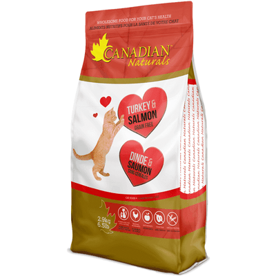 Canadian Naturals Cat Food Grain Free Turkey & Salmon  Cat Food  | PetMax Canada