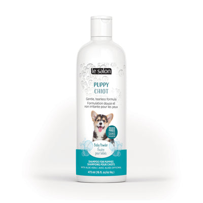 Le Salon Puppy Tearless Shampoo Baby Powder  Grooming  | PetMax Canada
