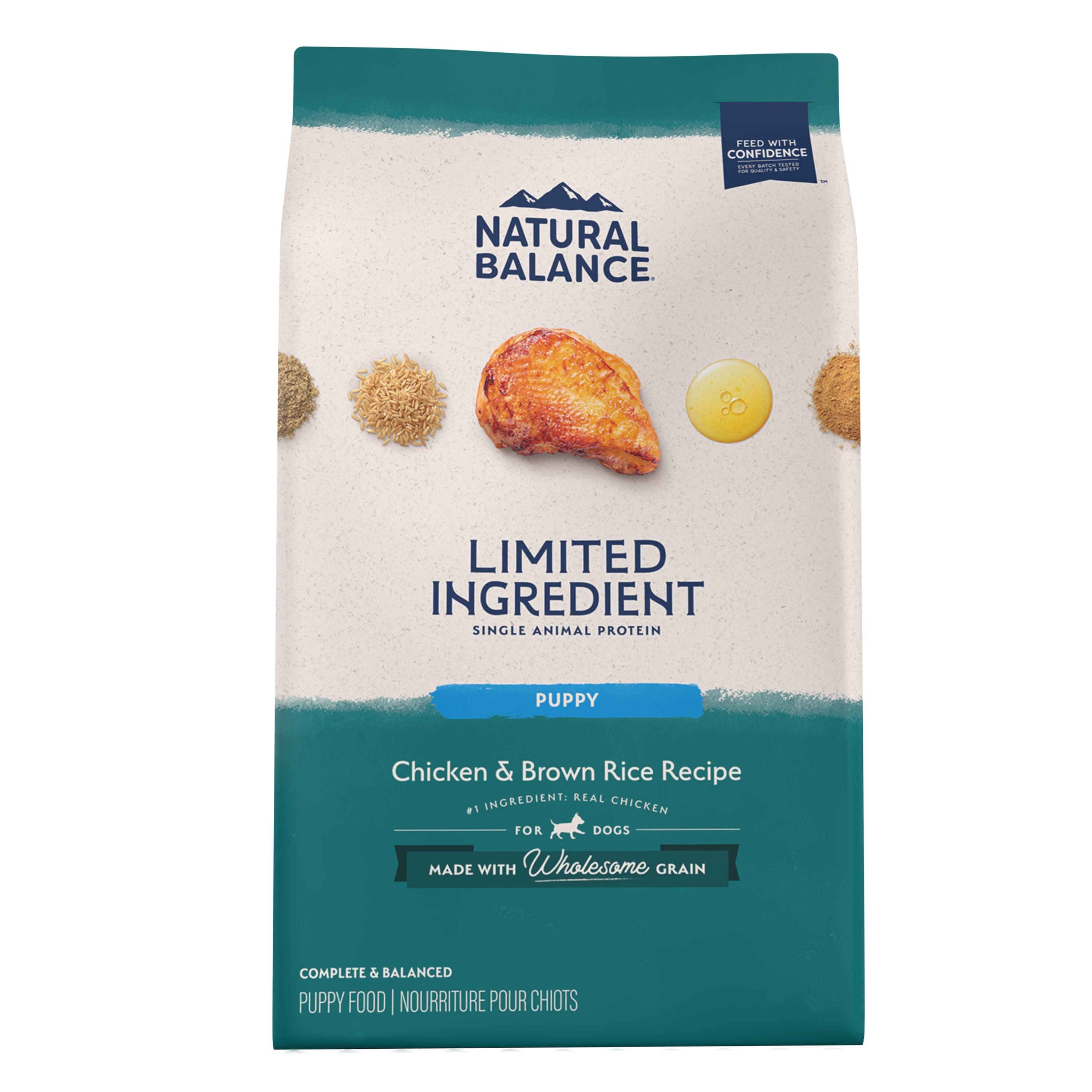 Natural Balance Limited Ingredient Diet Chicken & Rice Puppy Food - 10.9 Kg - Dog Food - Natural Balance - PetMax Canada